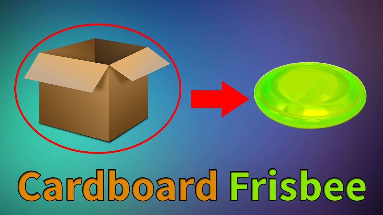 How to Make a Frisbee Out of Cardboard