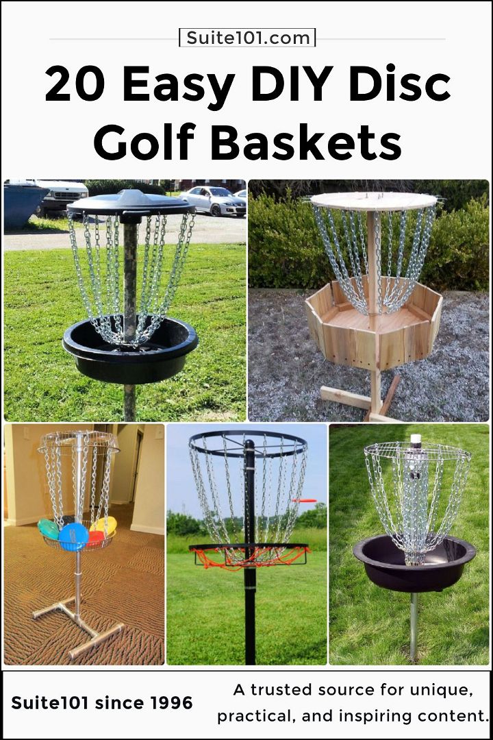 how to make your own frisbee golf basket