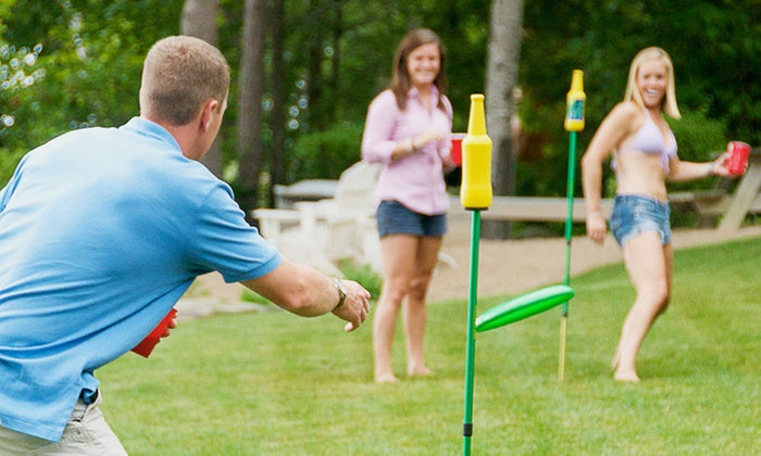 How to Play Frisbee Beer Bottle Game